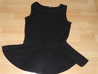 Bluza neagra cu basc marimea 38