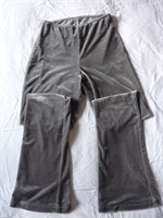 pantaloni de casa catifea gri mar M