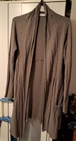 Jacheta lunga gri (material subtire)