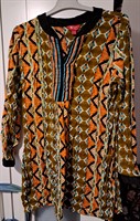 Bluza lunga modele geometrice
