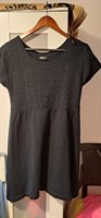 Bluza lunga neagra tricot