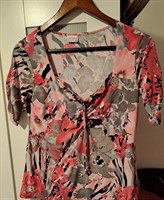 Bluza cu nuante de roz si gri
