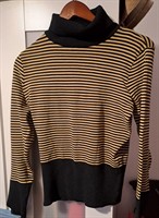 Bluza cu dungi bej / negre