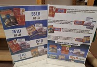 Suporturi de plastic  A3 pt prezentari