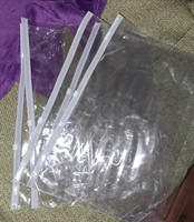 5 mape plastic A4 cu fermoar (alb)