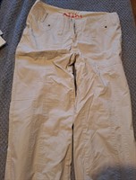 Pantaloni gri material sifonabil