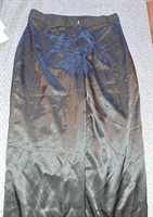 Pantaloni negri satin