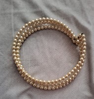 Colier perle sintetice