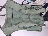 Vesta piele intoarsa 