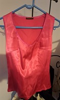 Bluza satin cyclam