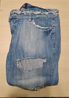 Blugi cu gauri XL