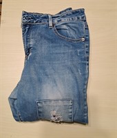 Blugi cu gauri XL/42
