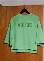 Bluza verde "wellbeing"