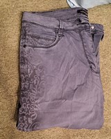 Pantaloni gri cu model 38