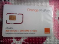 Cartela Orange PrePay cu numar