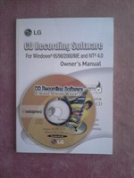 CD recording software + manual