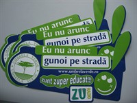 Stickere Zu - Umbrela verde