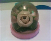 Decoratiune - glob cu floare