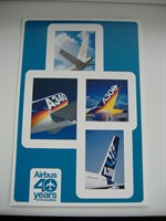 Carte postala Airbus 40 Years of Innovation