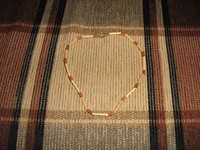 Colier margele lemn