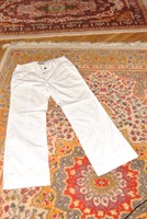 Pantaloni albi