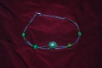 Colier verde handmade