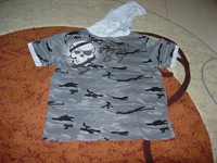 tricou camuflaj dama cu gluga