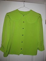 bluza matase verde