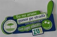 Sticker - Eu nu arunc gunoi pe strada, 1