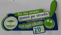 Sticker - Eu nu arunc gunoi pe strada, 3