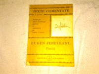 Texte comentate - Poezii - Eugen Jebeleanu