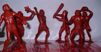 Set 6 figurine plastic
