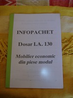 Infopachet "Mobilier economic din piese modul"