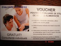 Voucher - evaluare stil de viata si alimentatie