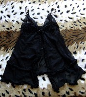 Babydoll negru pentru noapte