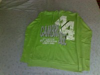 Bluza verde cu gluga BARBATI