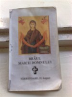 Carticica Braul Maicii Domnului-Sarbatoare,31 august