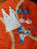 Top alb+costum de baie+2 sutiene