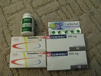 Medicamente - Ginko Biloba, Carbichol, Ketotifen, Cuminol