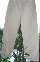 Pantaloni denim crem XXL