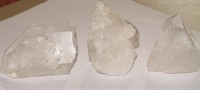 3 cristale de quartz