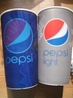 Pahare Pepsi (plastic)