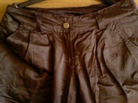 pantalon maro ciocolata 3/4