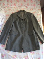 Sacou tip boyfriend lung, gri, UNITED COLORS OF BENETTON