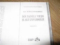 Scarlat Demetrescu - Din tainele vietii si ale Universului (Id = 2308)