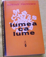 Carte "Lumea ca lume" de Adrian Paunescu