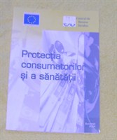 Brosura "Protectia consumatorilor si a sanatatii"