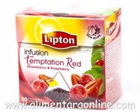 ceai Lipton capsuni si zmeura