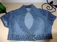 Bolero din denim