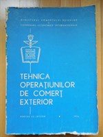 Tehnica operatiunilor de comert exterior